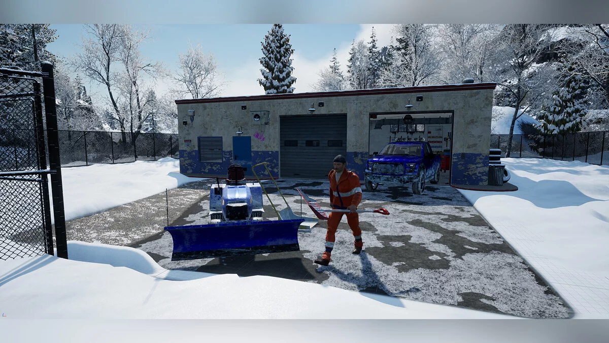 Скриншот из игры Snow Plowing Simulator - 4