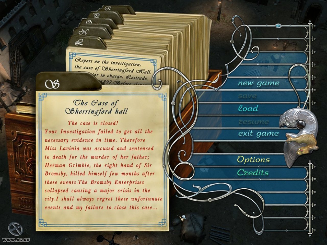 Скриншот из игры Sherlock Holmes: The Silver Earring - 98