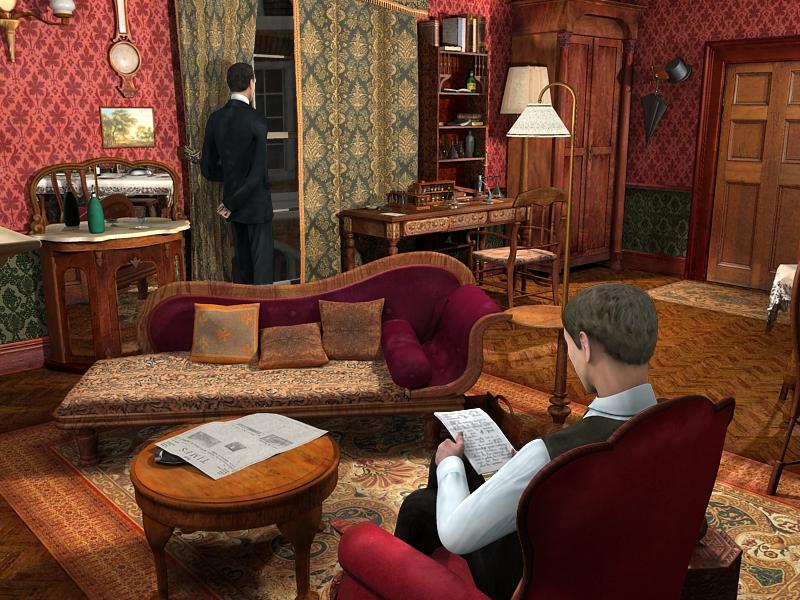 Скриншот из игры Sherlock Holmes: The Silver Earring - 109