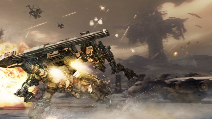 Скриншот из игры Armored Core: Verdict Day