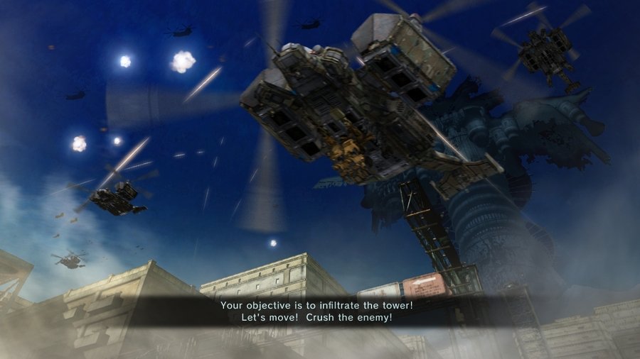 Скриншот из игры Armored Core: Verdict Day