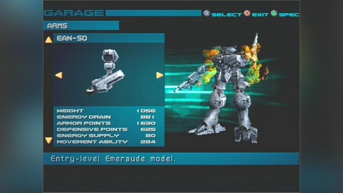 Скриншот из игры Armored Core 2: Another Age - 4