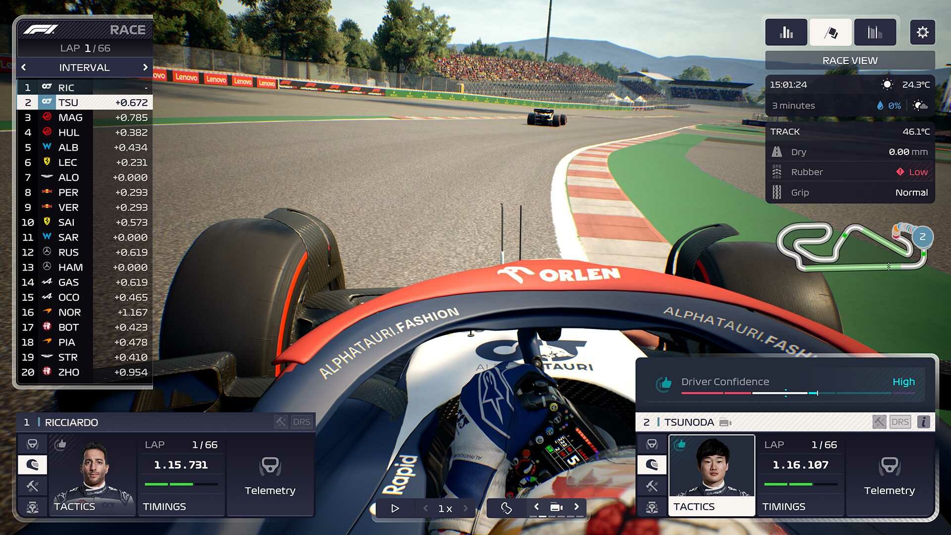 Скриншот из игры F1 Manager 2023 - 24