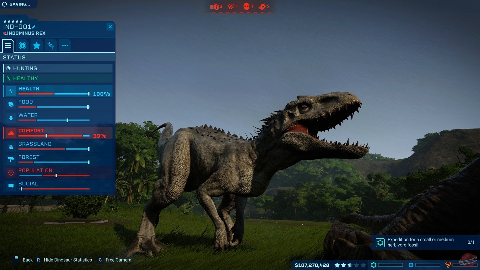 Скриншот из игры Jurassic World: Evolution - 98