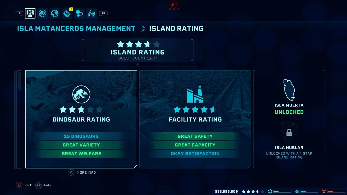 Скриншот из игры Jurassic World: Evolution - 27