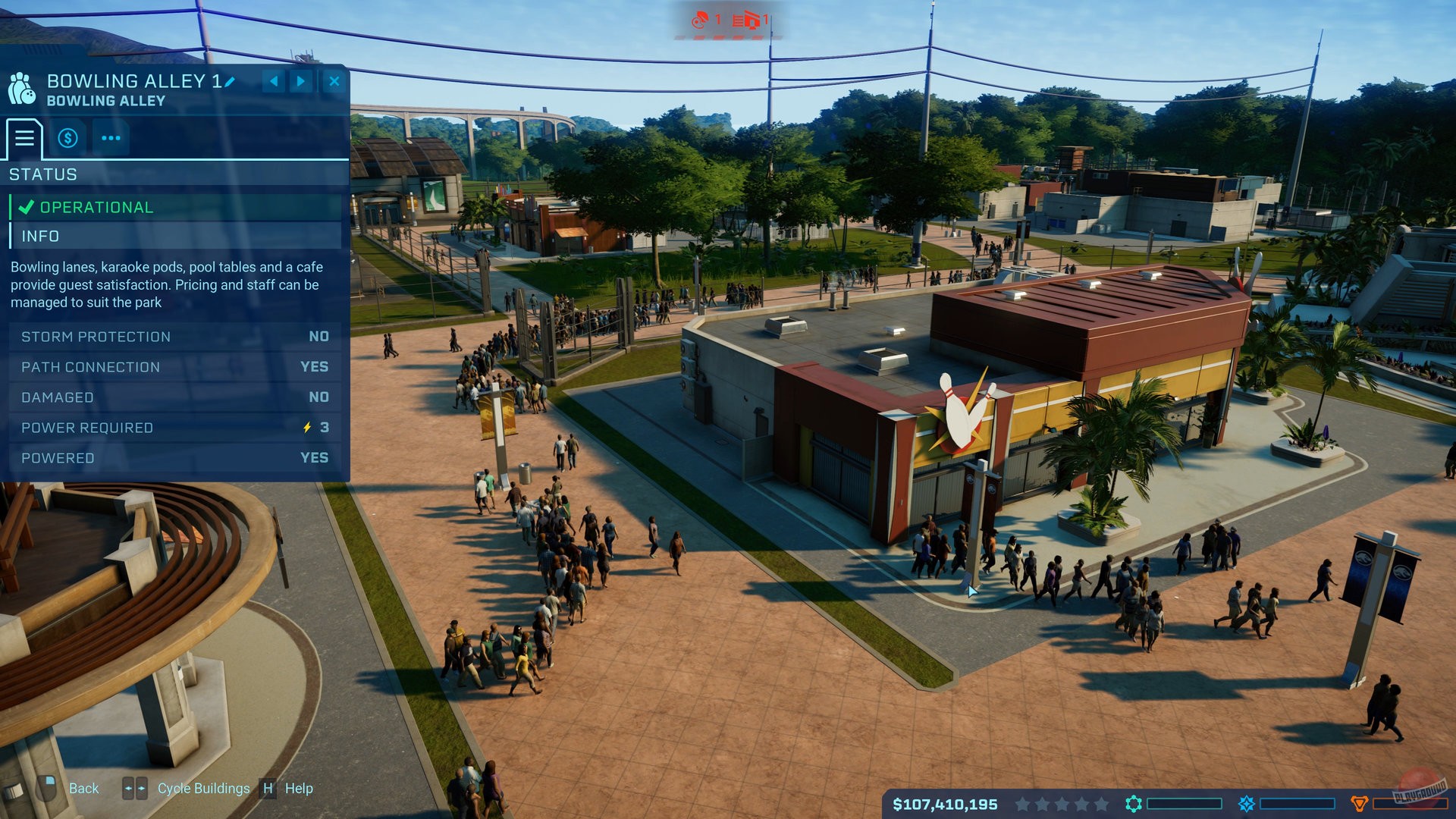 Скриншот из игры Jurassic World: Evolution - 78