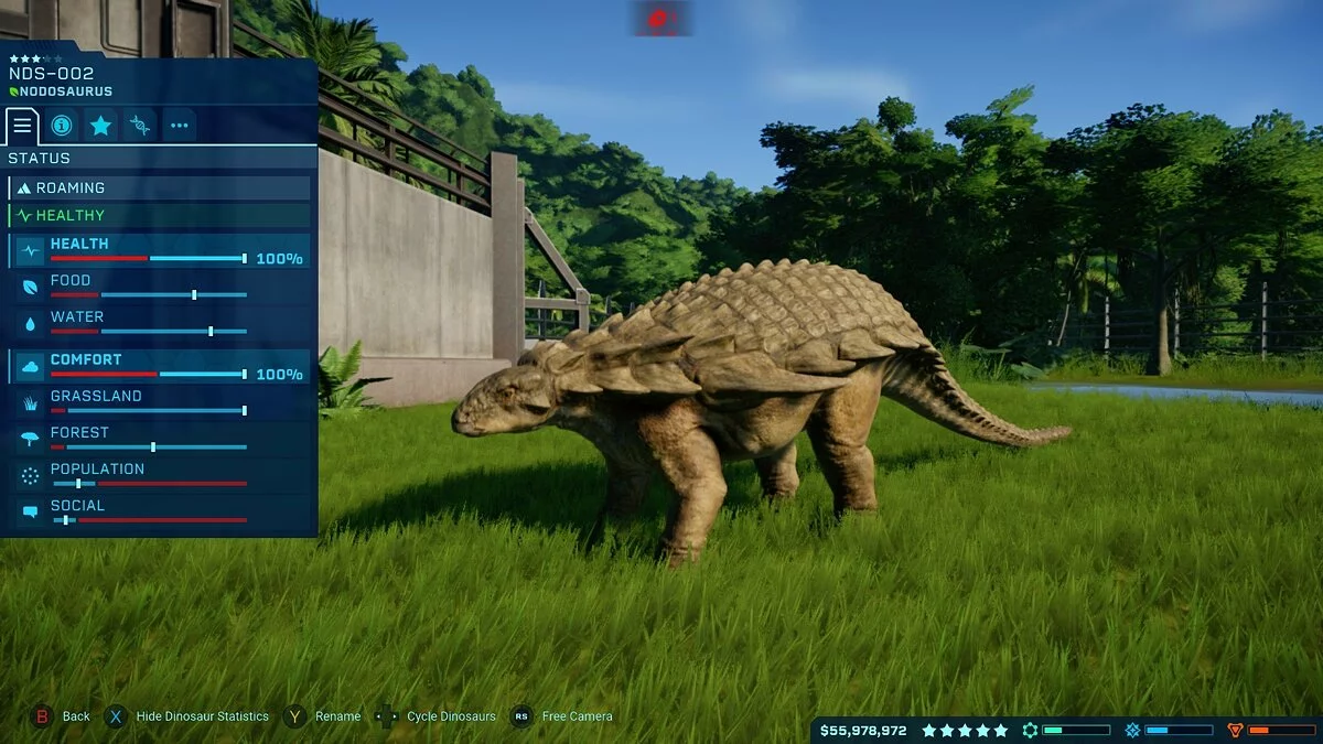 Скриншот из игры Jurassic World: Evolution - 54