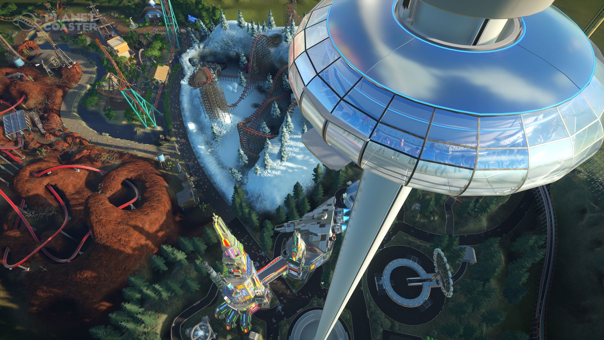 Скриншот из игры Planet Coaster - 21