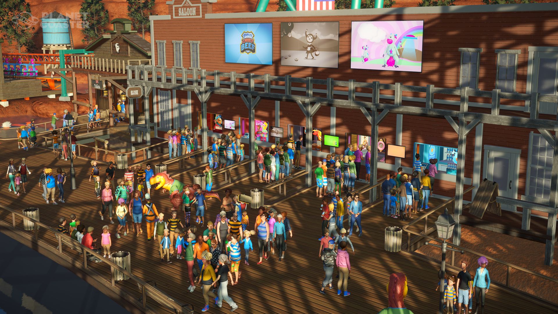 Скриншот из игры Planet Coaster - 24