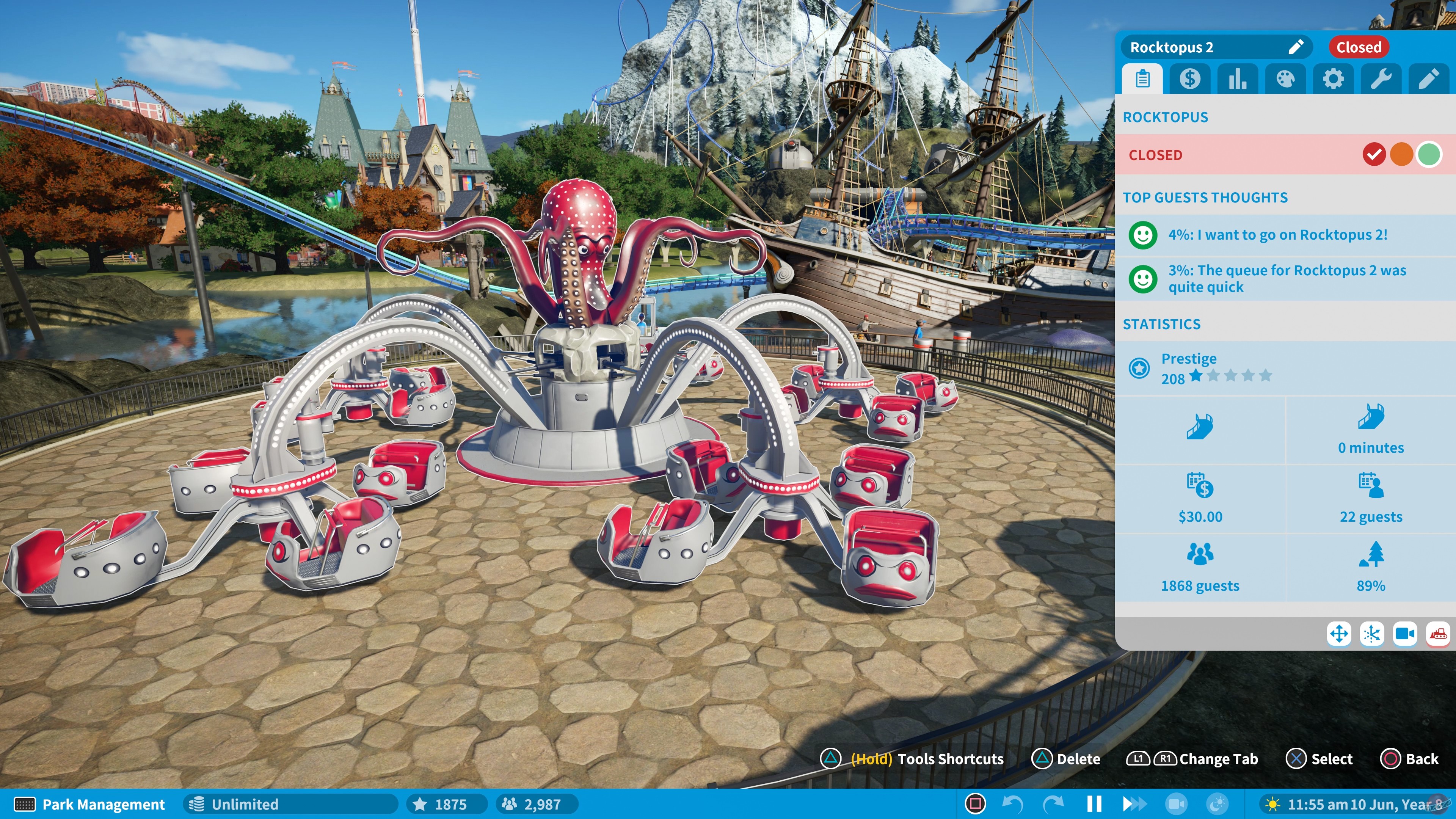 Скриншот из игры Planet Coaster - 101