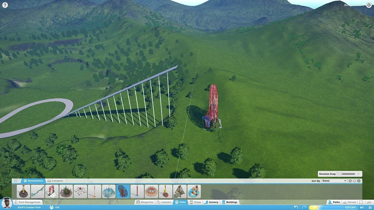 Скриншот из игры Planet Coaster - 22