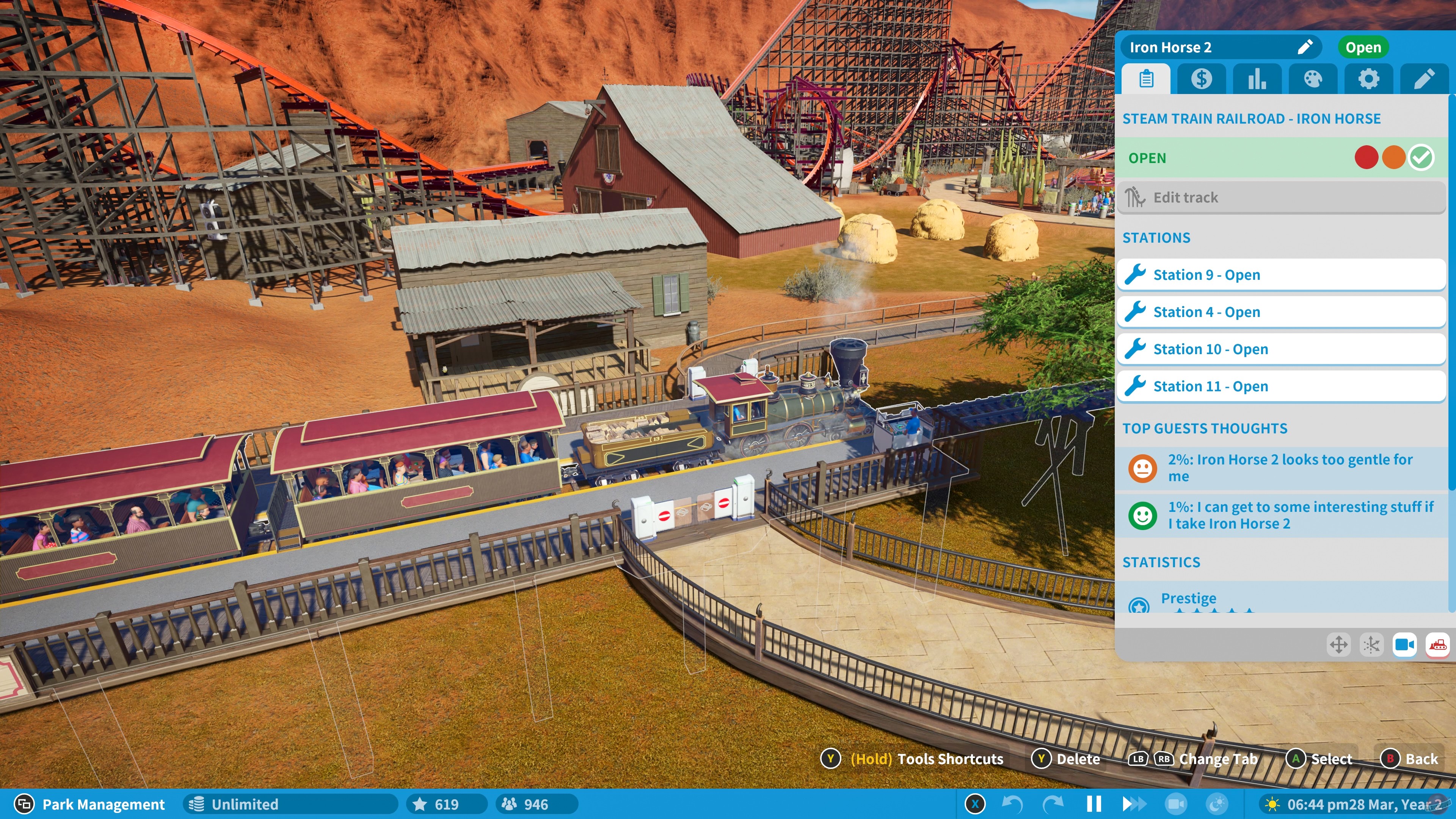 Скриншот из игры Planet Coaster - 37