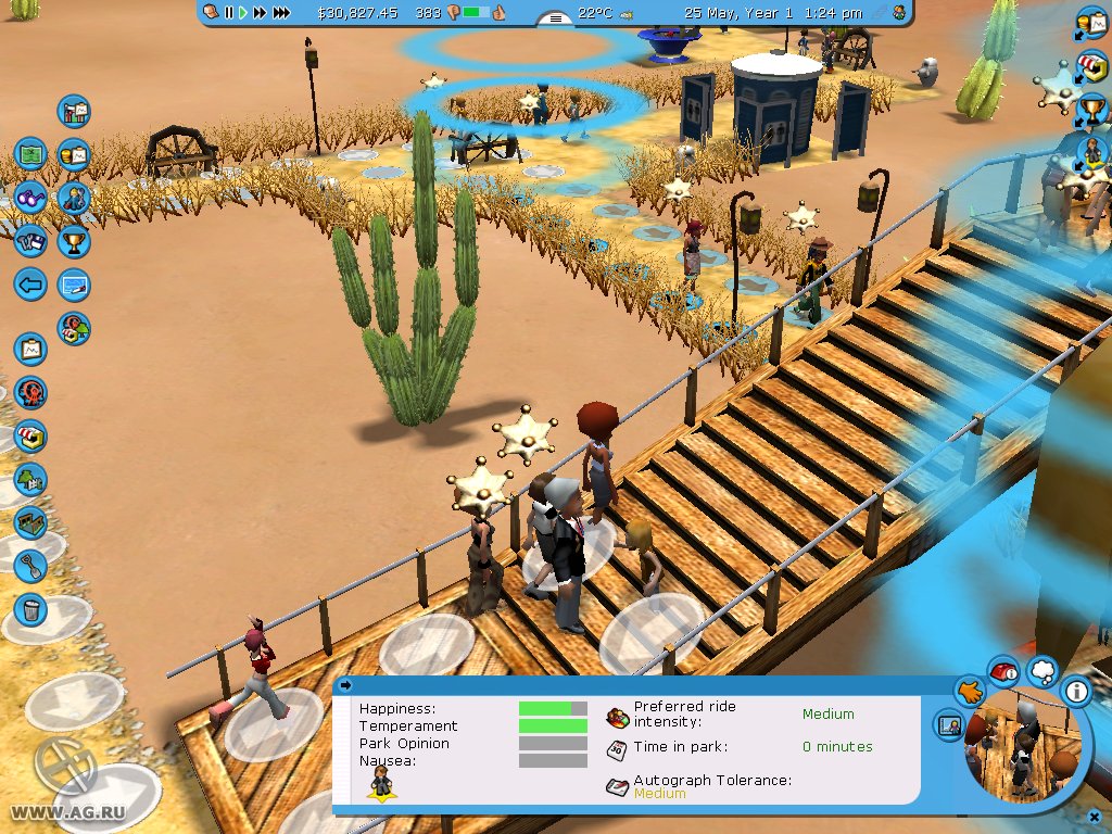 Скриншот из игры RollerCoaster Tycoon 3 - 169
