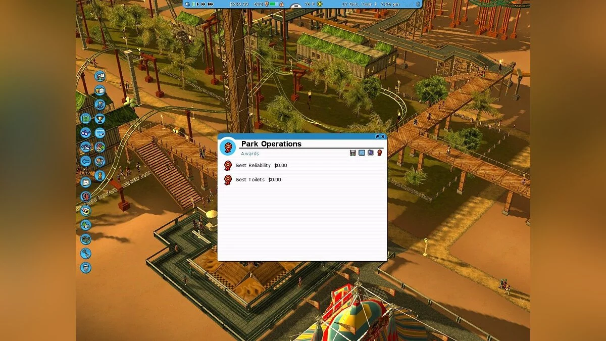 Скриншот из игры RollerCoaster Tycoon 3 - 24