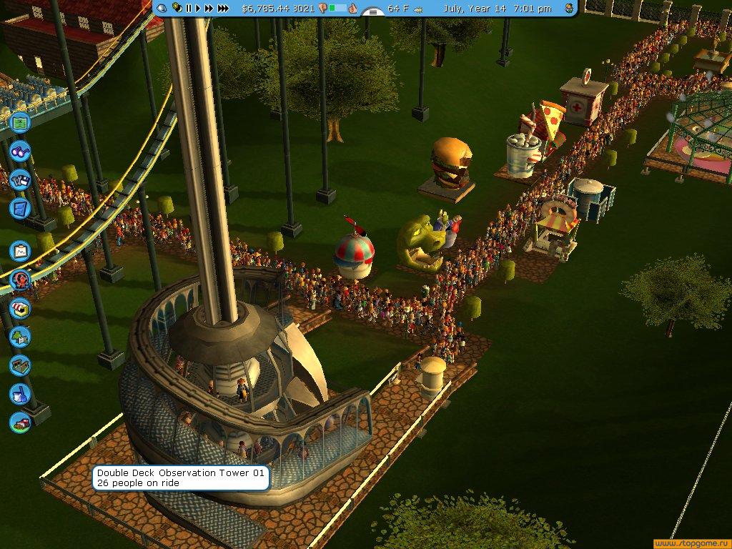 Скриншот из игры RollerCoaster Tycoon 3 - 57