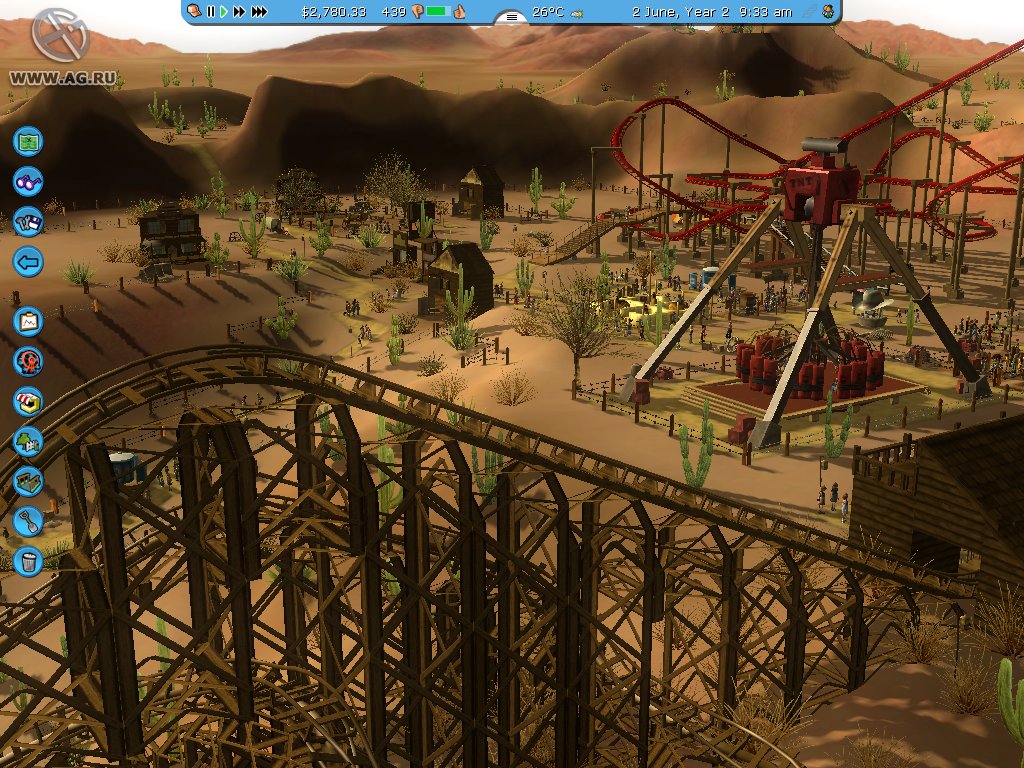 Скриншот из игры RollerCoaster Tycoon 3 - 189