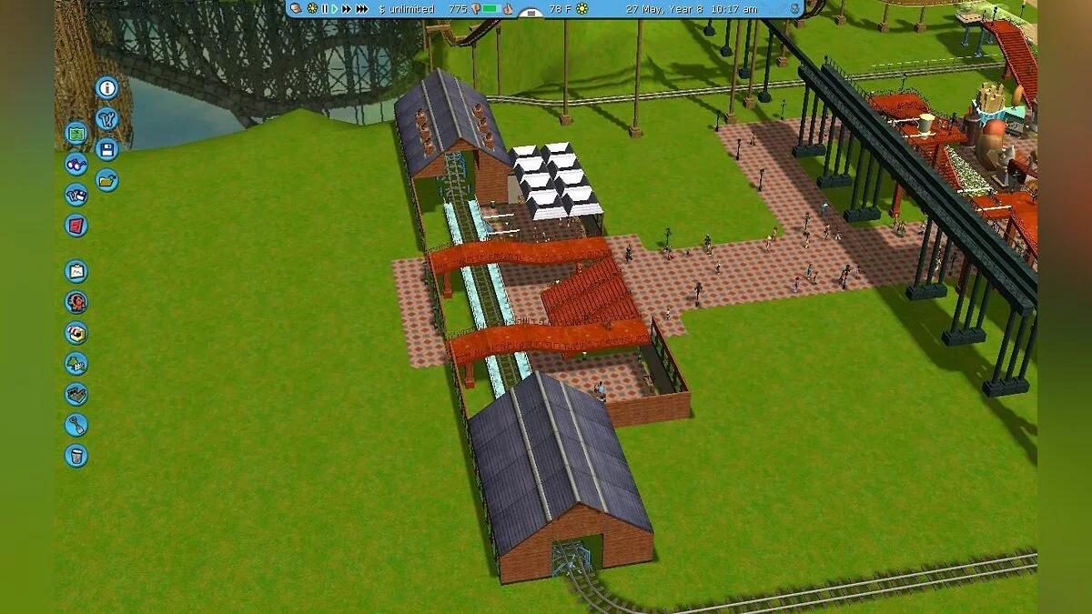 Скриншот из игры RollerCoaster Tycoon 3 - 19