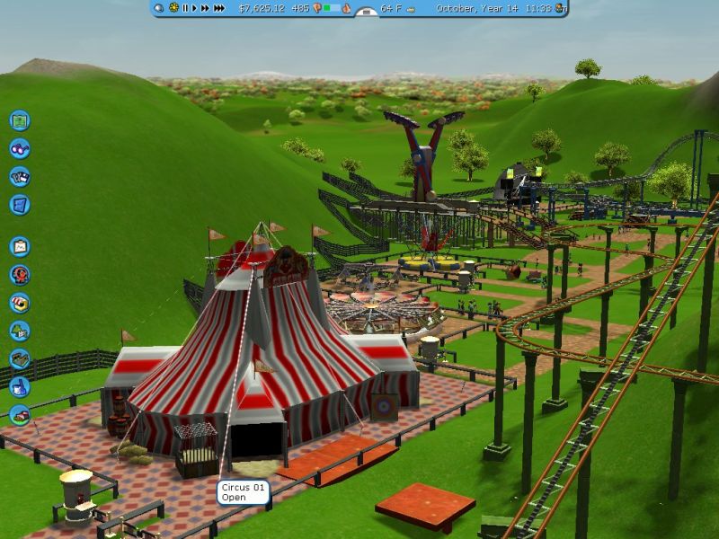 Скриншот из игры RollerCoaster Tycoon 3 - 107