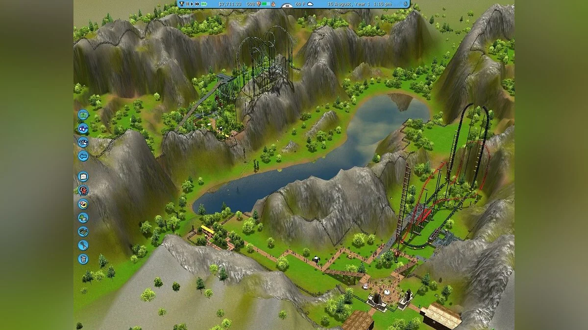 Скриншот из игры RollerCoaster Tycoon 3 - 33