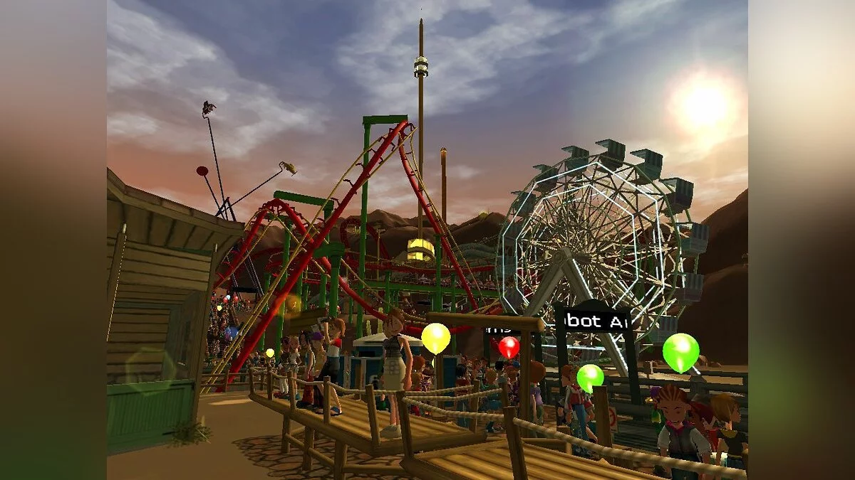 Скриншот из игры RollerCoaster Tycoon 3 - 32