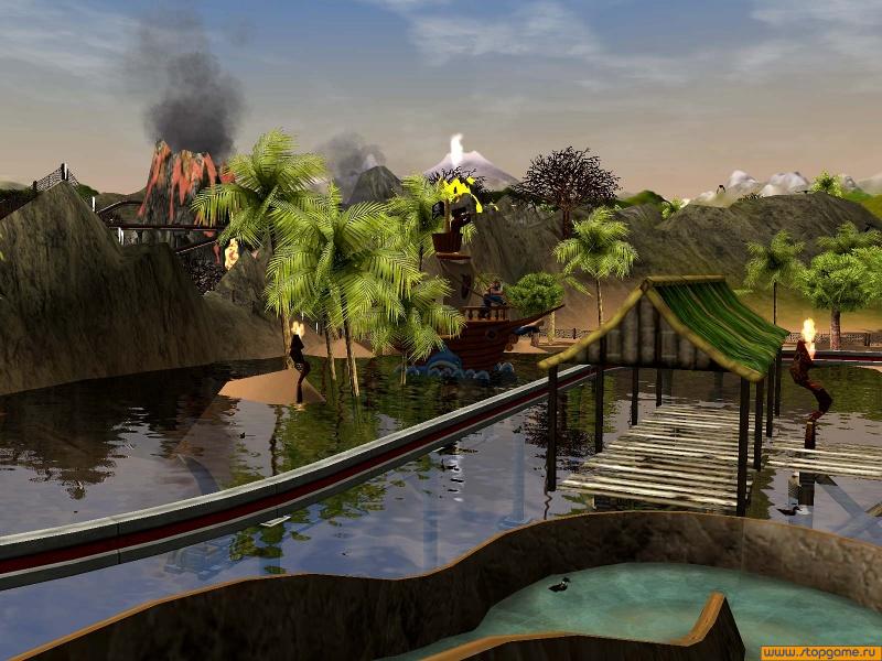 Скриншот из игры RollerCoaster Tycoon 3 - 157