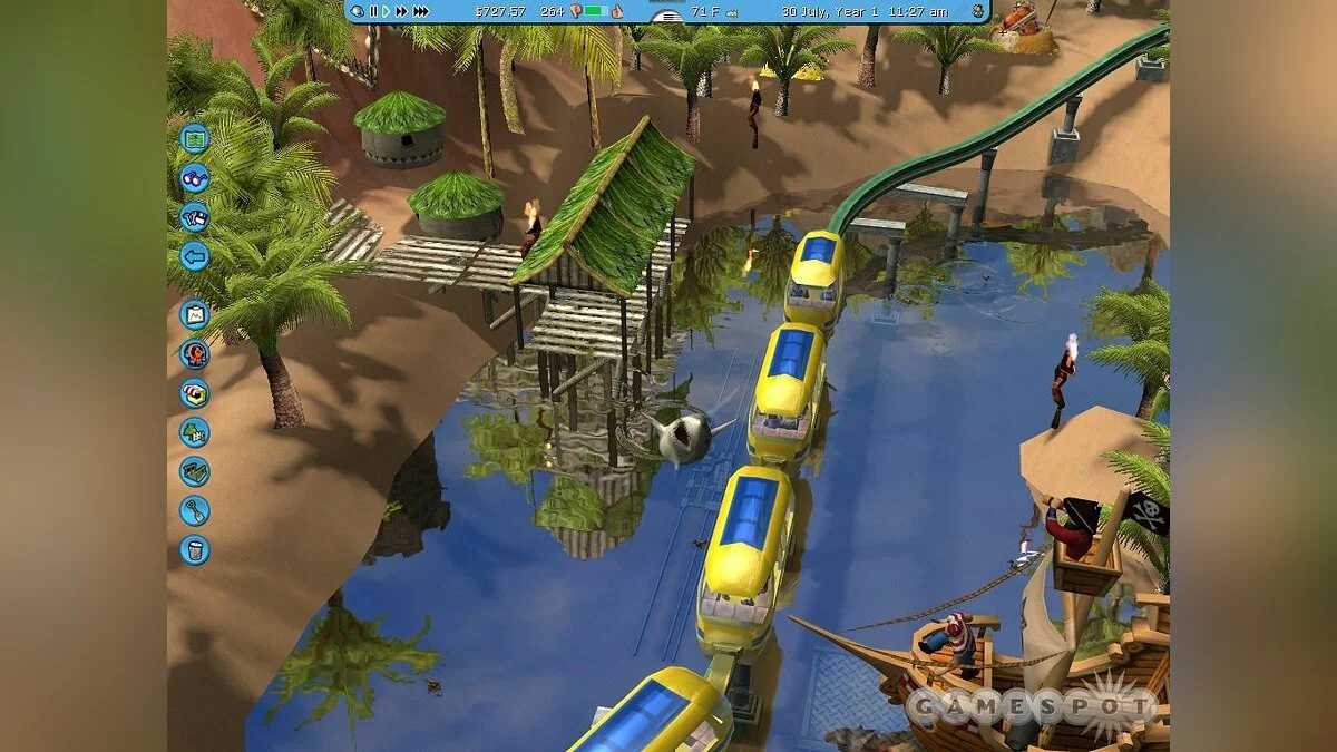 Скриншот из игры RollerCoaster Tycoon 3 - 15