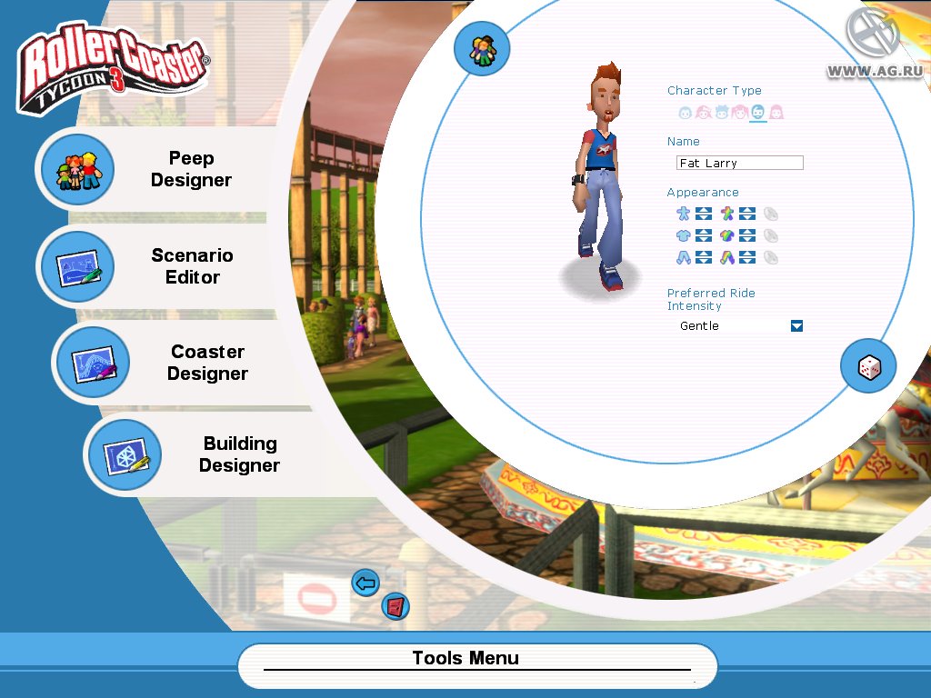 Скриншот из игры RollerCoaster Tycoon 3 - 194