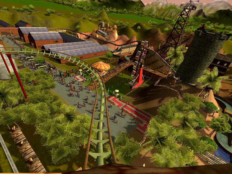Скриншот из игры RollerCoaster Tycoon 3 - 87