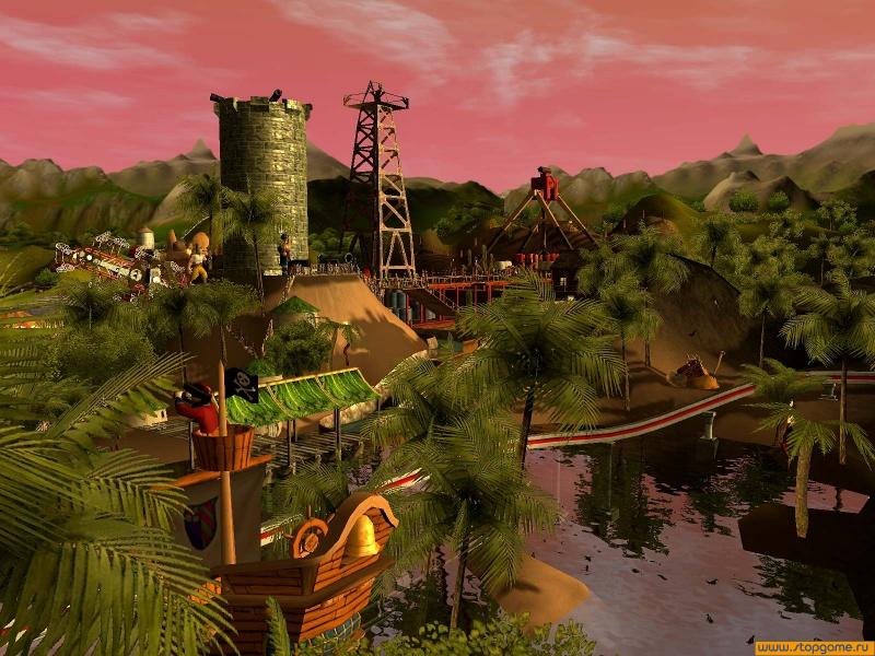 Скриншот из игры RollerCoaster Tycoon 3 - 27