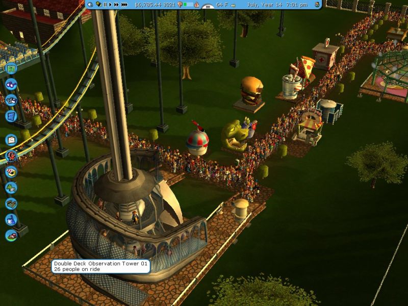 Скриншот из игры RollerCoaster Tycoon 3 - 197