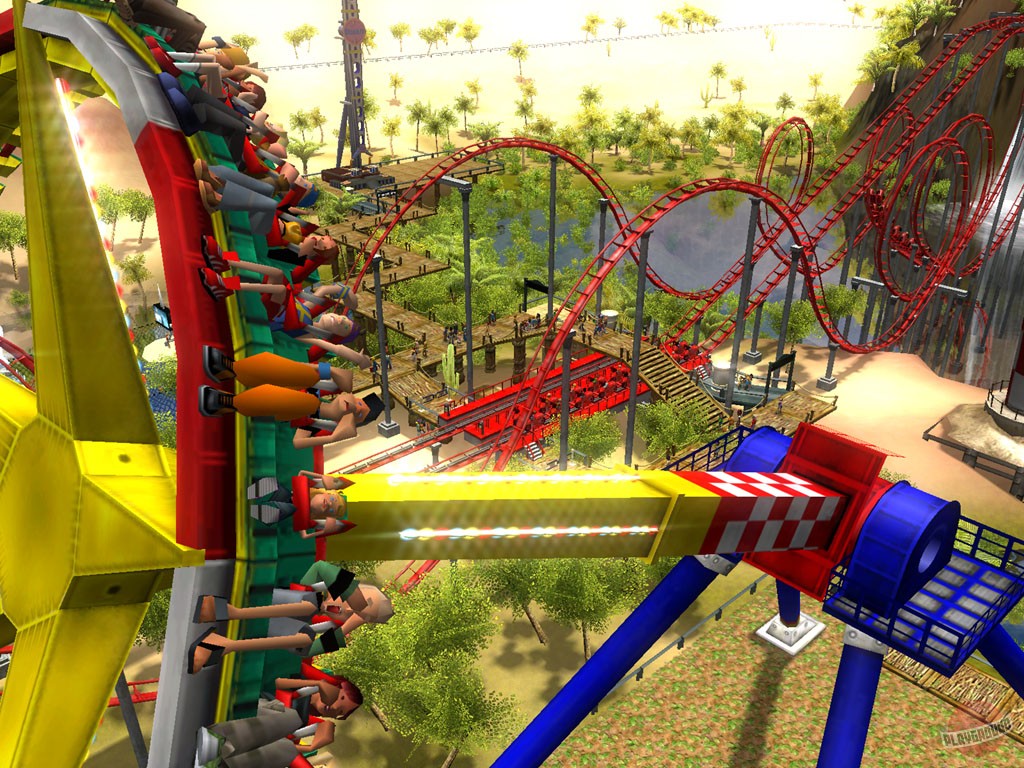 Скриншот из игры RollerCoaster Tycoon 3 - 129