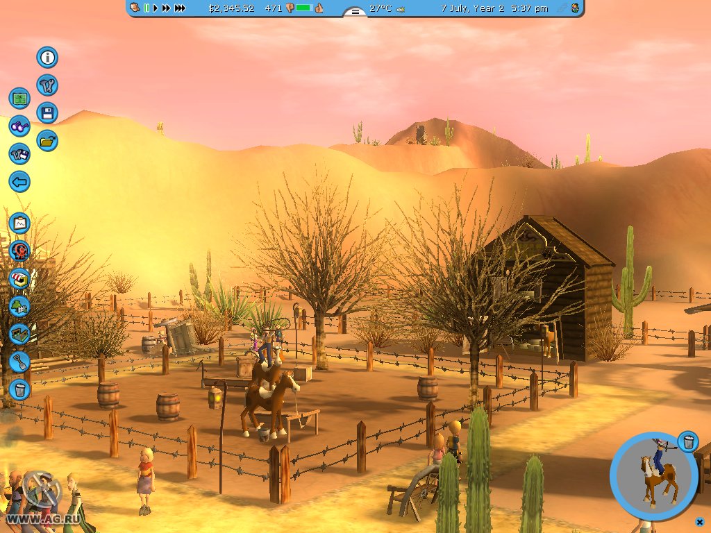 Скриншот из игры RollerCoaster Tycoon 3 - 37