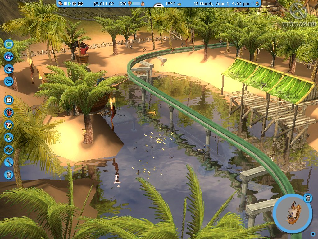 Скриншот из игры RollerCoaster Tycoon 3 - 8