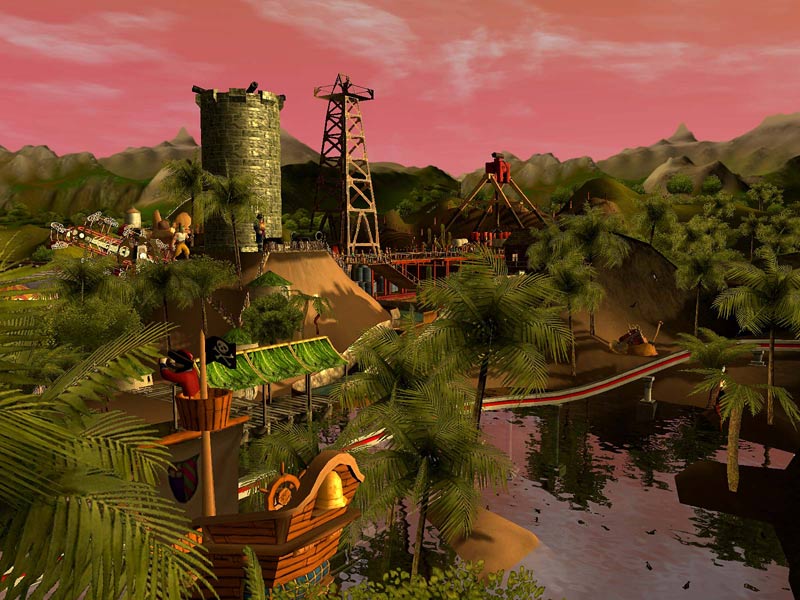 Скриншот из игры RollerCoaster Tycoon 3 - 165
