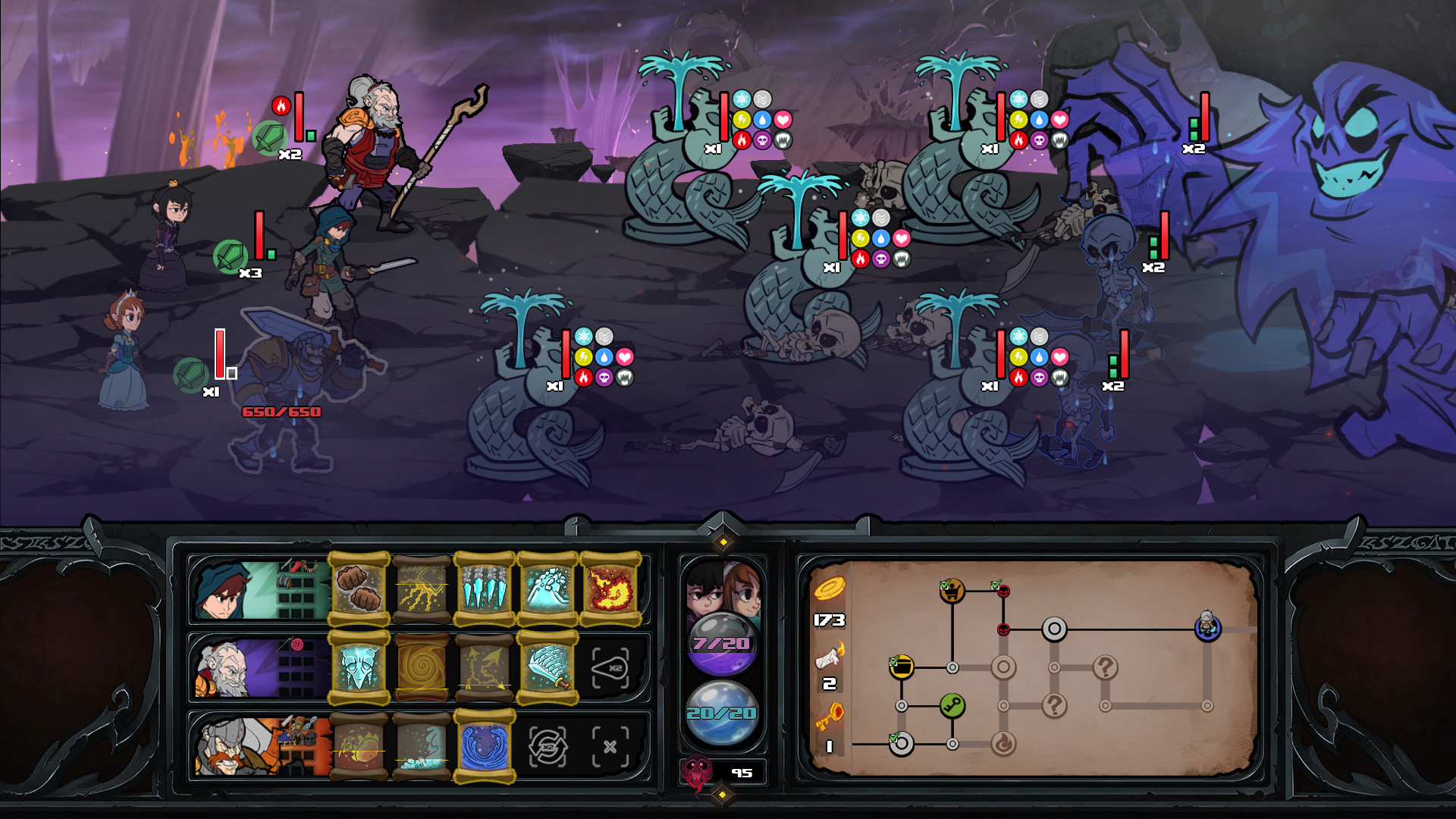 Скриншот из игры Has-Been Heroes - 15