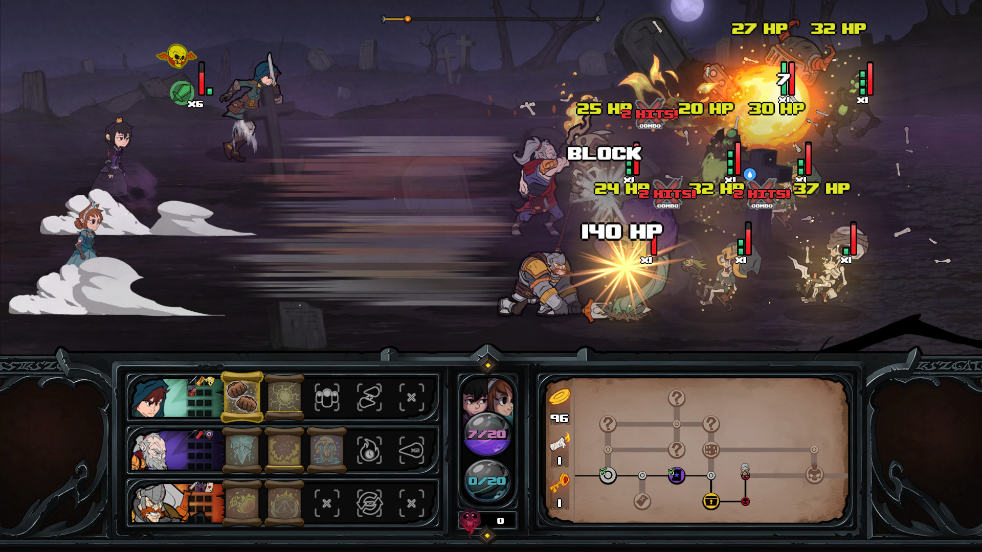 Скриншот из игры Has-Been Heroes - 34