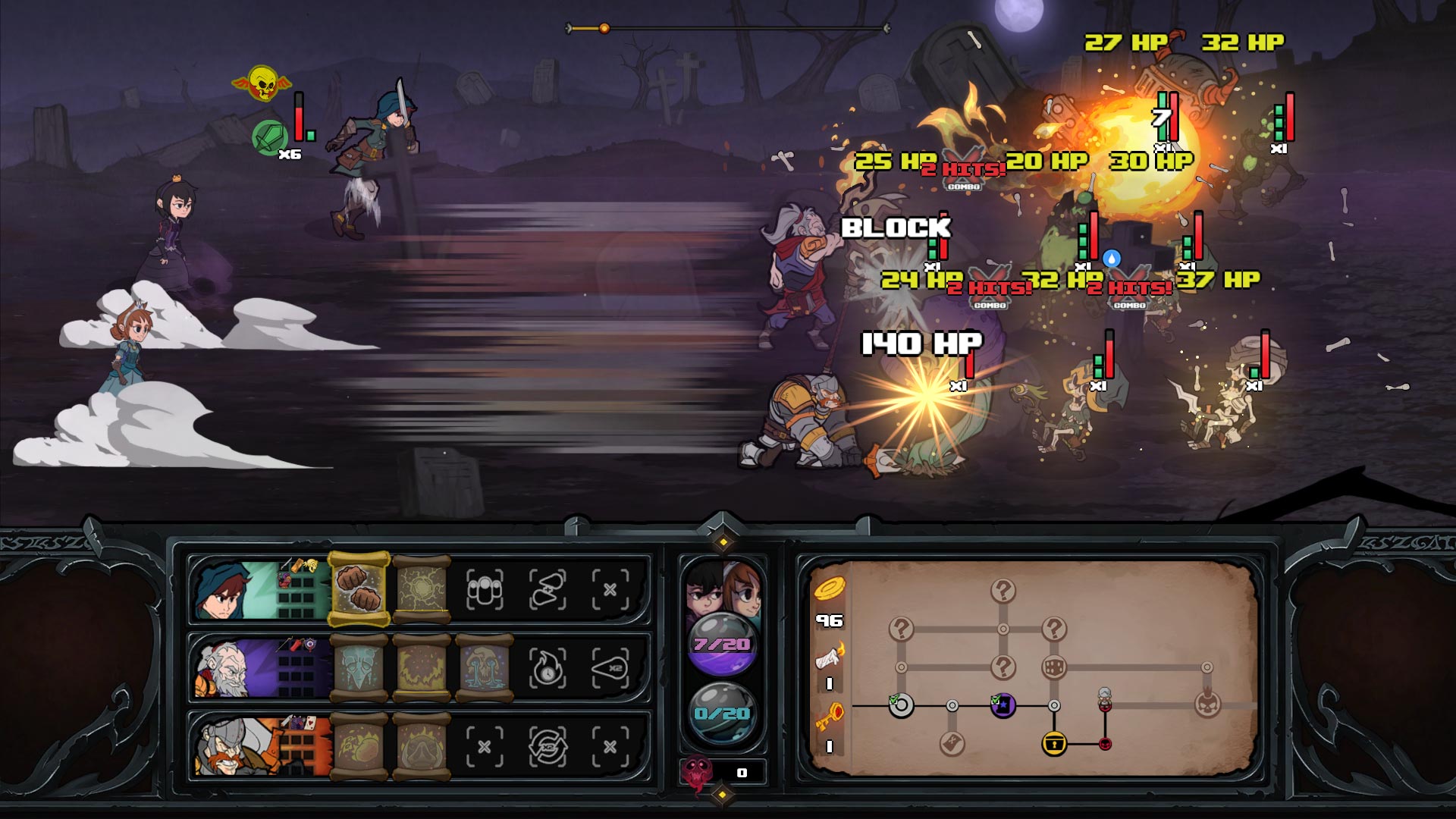 Скриншот из игры Has-Been Heroes - 91