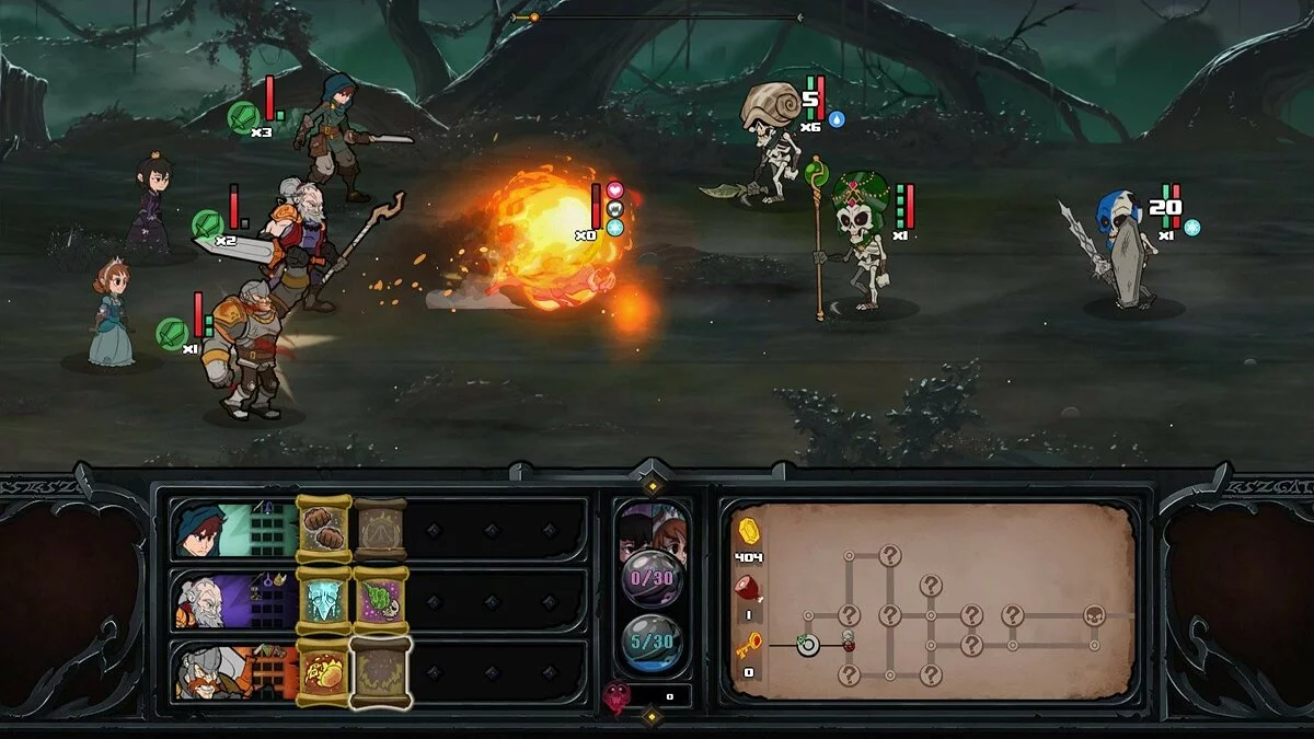 Скриншот из игры Has-Been Heroes - 29
