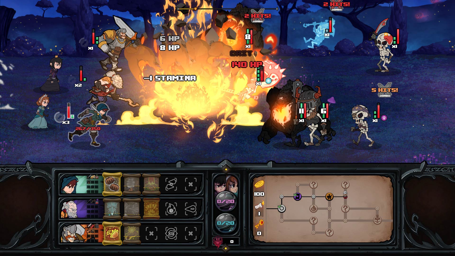 Скриншот из игры Has-Been Heroes - 62