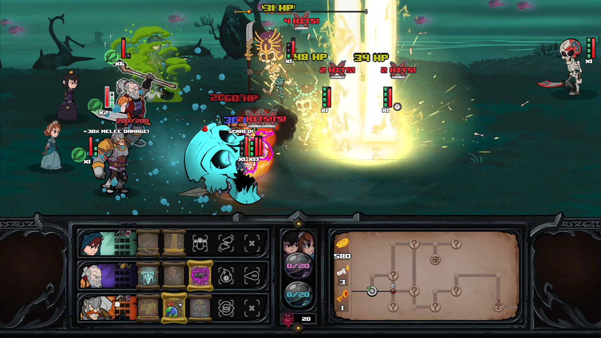 Скриншот из игры Has-Been Heroes - 7