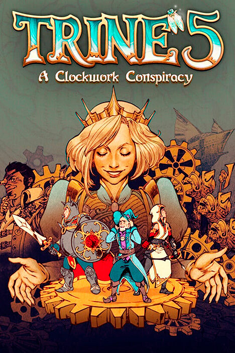 Обложка игры Trine 5: A Clockwork Conspiracy