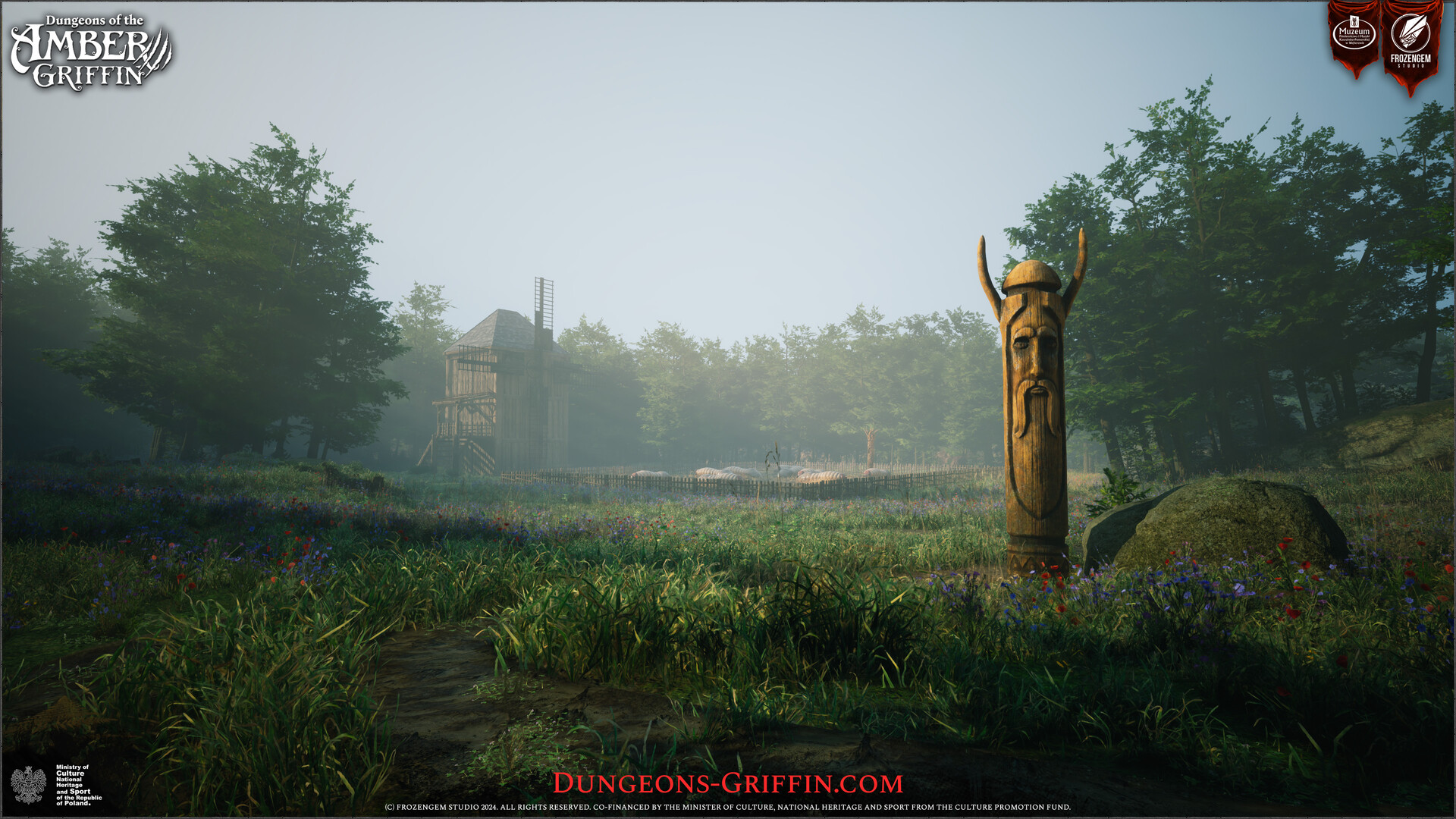 Скриншот из игры Dungeons of the Amber Griffin - 1