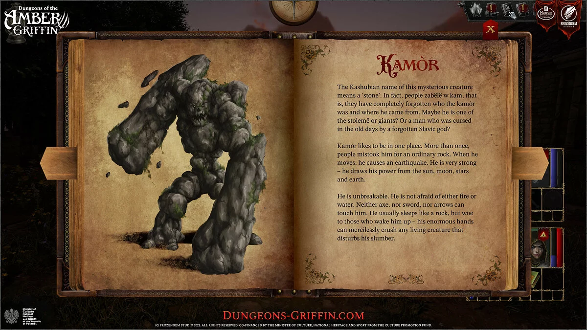 Скриншот из игры Dungeons of the Amber Griffin - 2