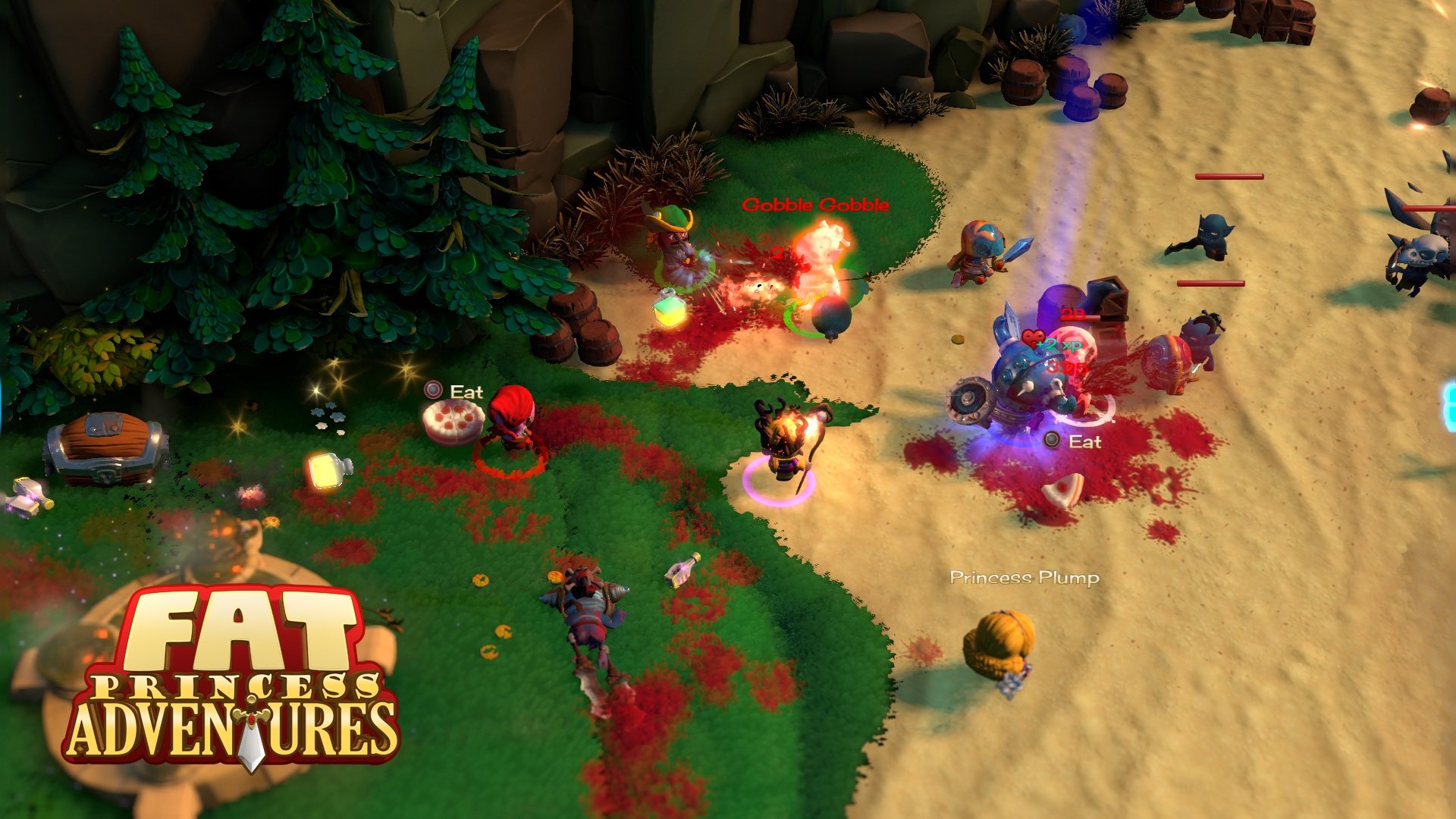 Скриншот из игры Fat Princess Adventures - 1