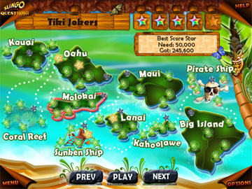 Скриншот из игры Slingo Quest Hawaii - 6