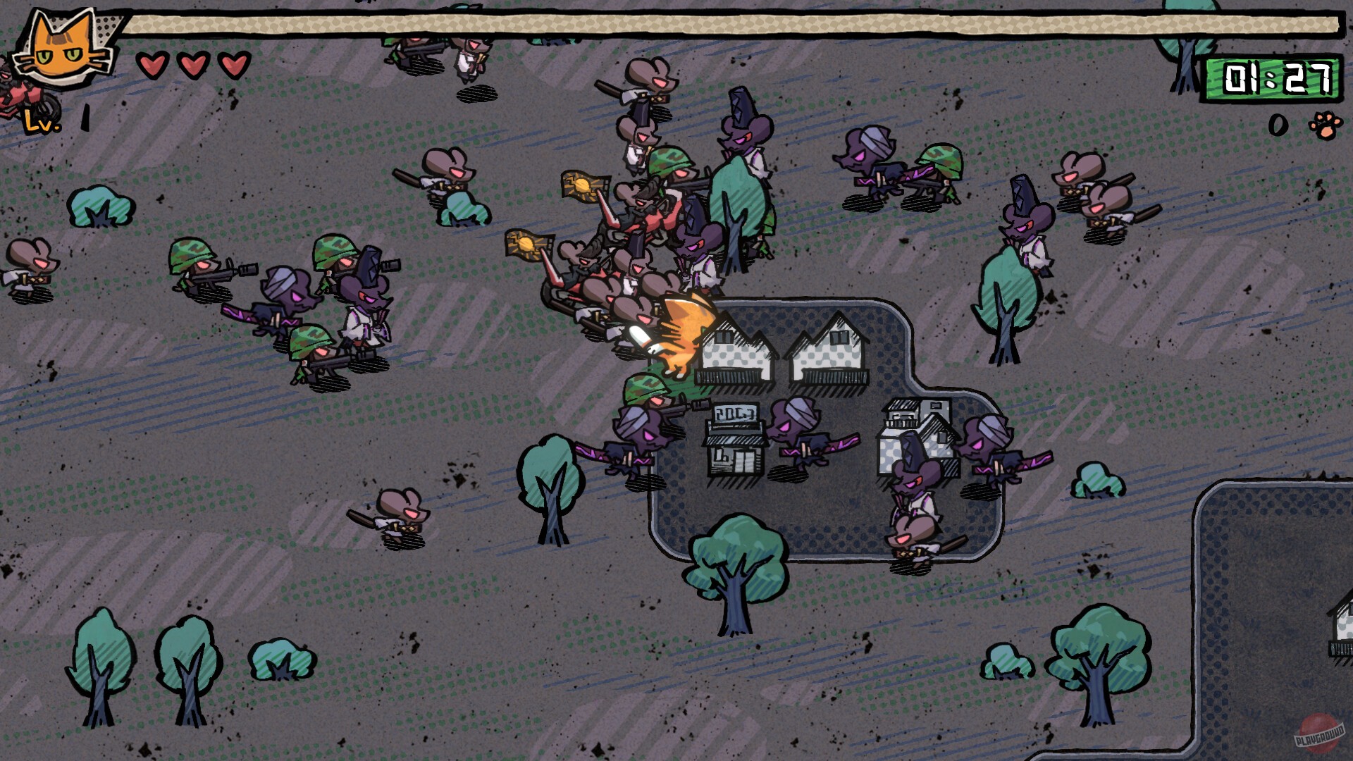 Скриншот из игры Invincible Big Cat - 3