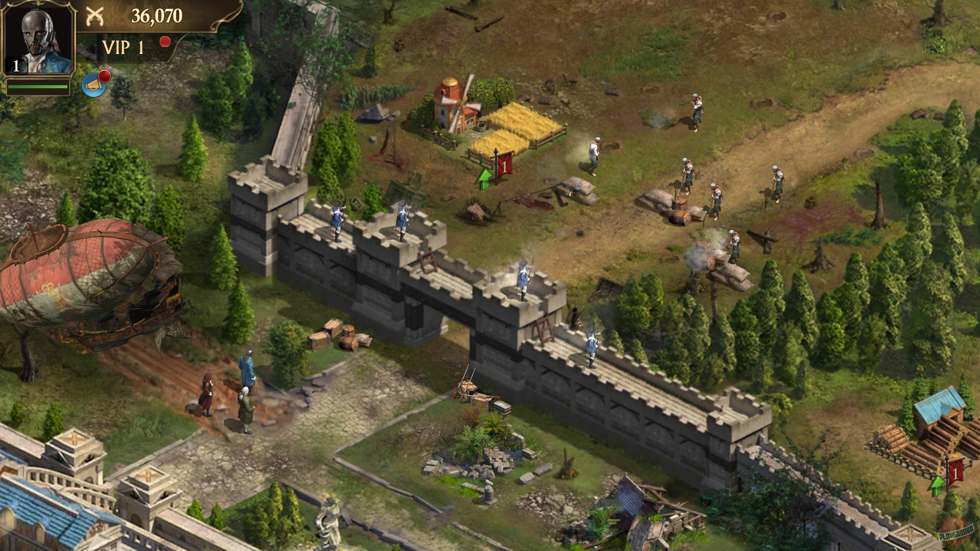 Скриншот из игры Guns of Glory - 1