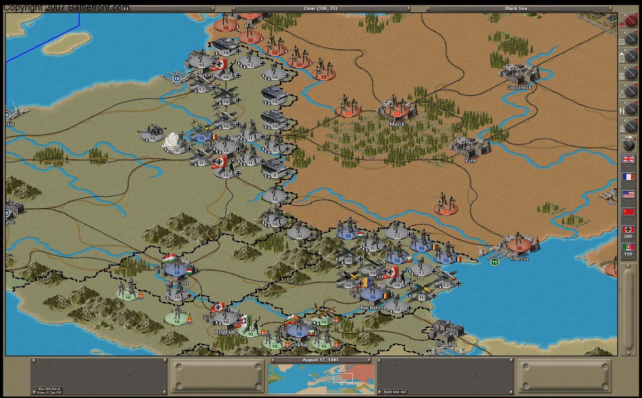 Скриншот из игры Strategic Command 2: Weapons and Warfare - 6