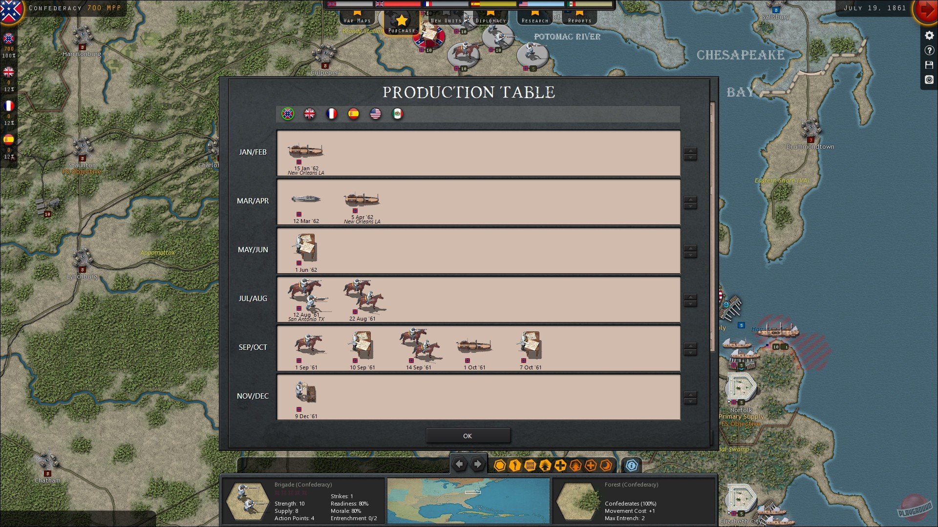 Скриншот из игры Strategic Command: American Civil War - 4