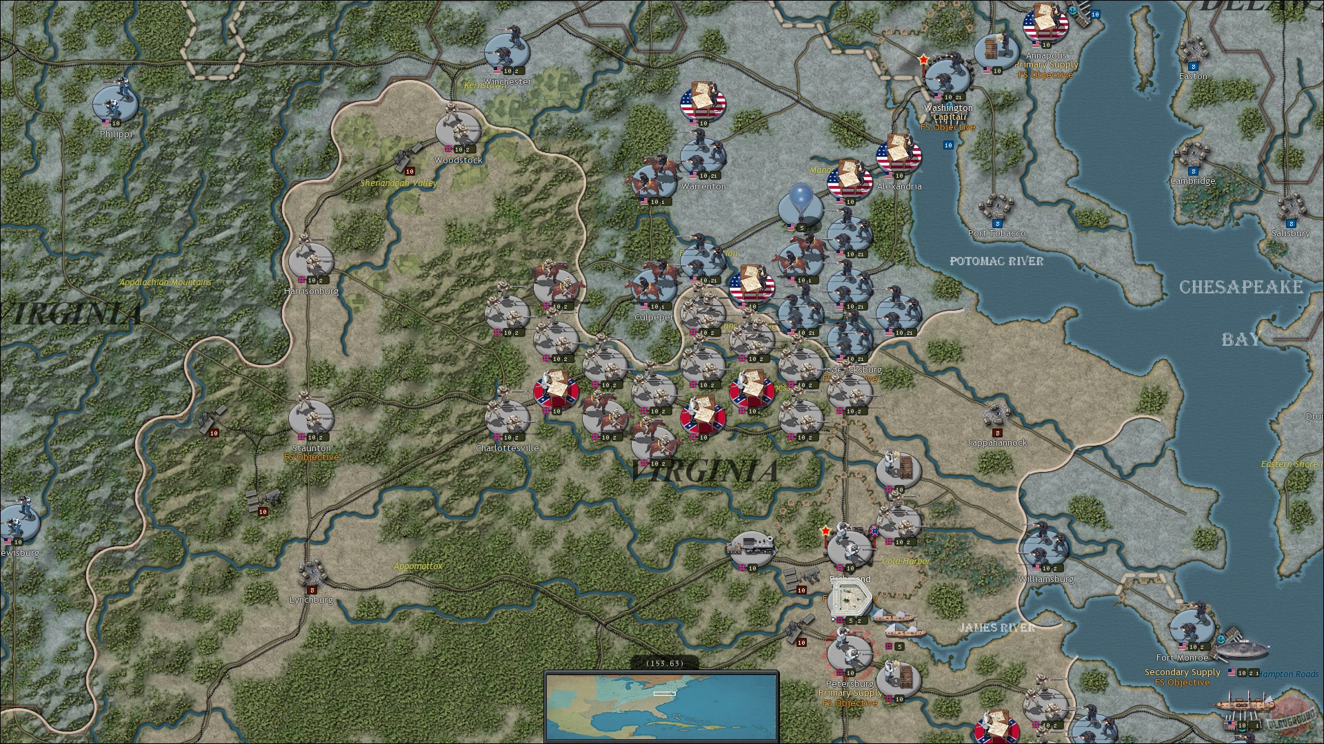 Скриншот из игры Strategic Command: American Civil War - 11